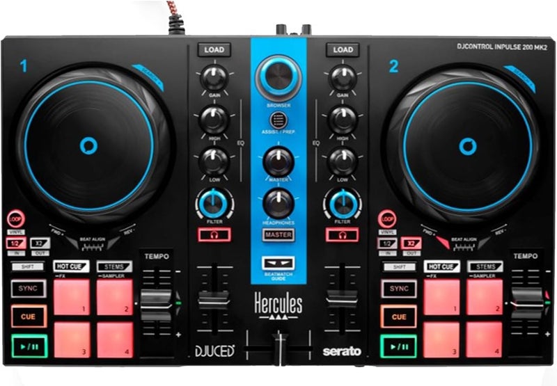 Hercules DJ Control Inpulse 200 MkII (Blue Edition) - Image 1